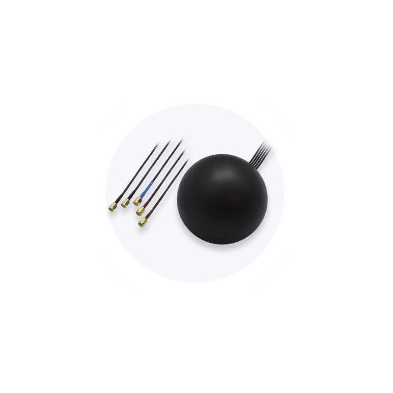 PR1KCO28 Combo MIMO mobile/GNSS/WiFi roof SMA antenna