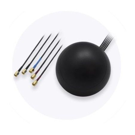 PR1KCO28 Combo MIMO mobile/GNSS/WiFi roof SMA antenna