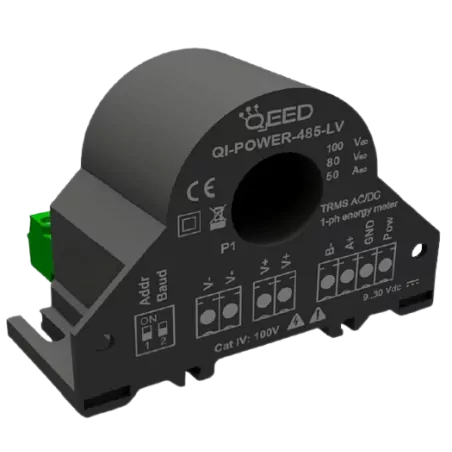 QEED QI-POWER-485-50 Single phase power meter- 50A