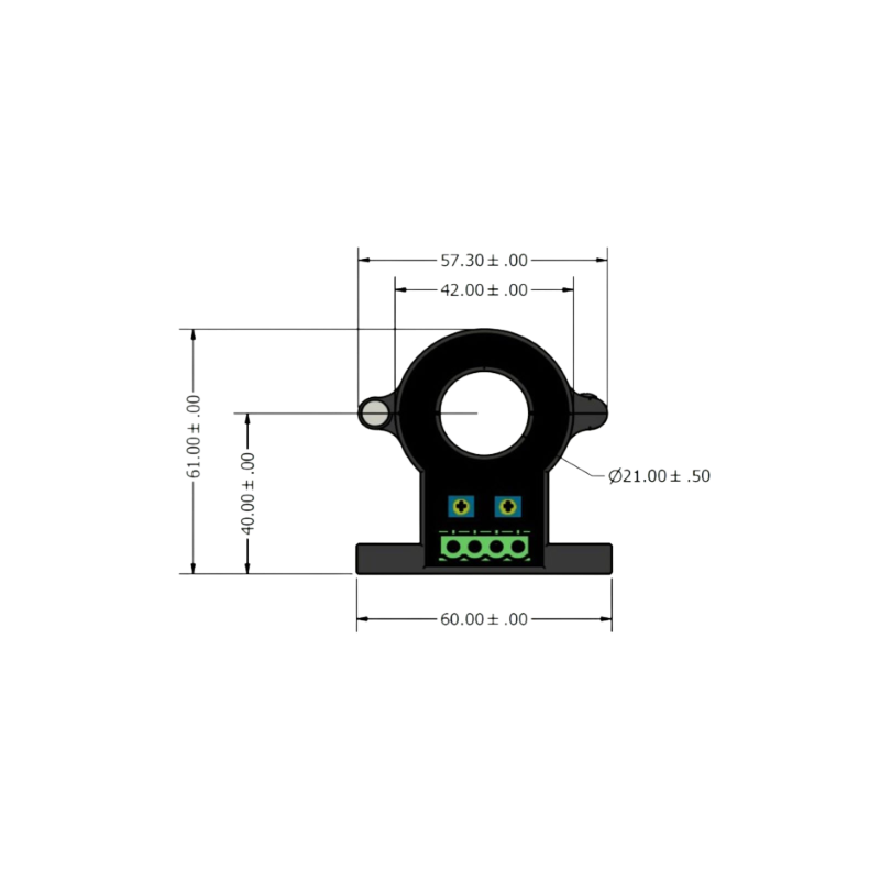 QEED QI-HSC-50 SPLIT CORE HALL EFFECT CURRENT TRANSFORMER