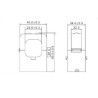 SCT-24-100/5 SPLIT CORE CURRENT TRANSFORMER HOLE WINDOW 24mm Primary 100A -Secondary 5A