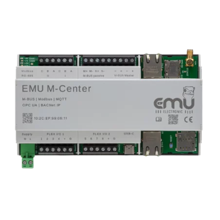 EMU M-Center 210.000.00 Datalogger voor 20 M-Bus toestellen