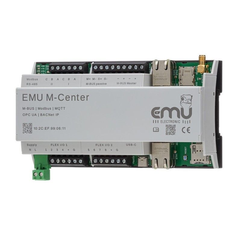 EMU M-Center 210.000.00 Datalogger voor 20 M-Bus toestellen