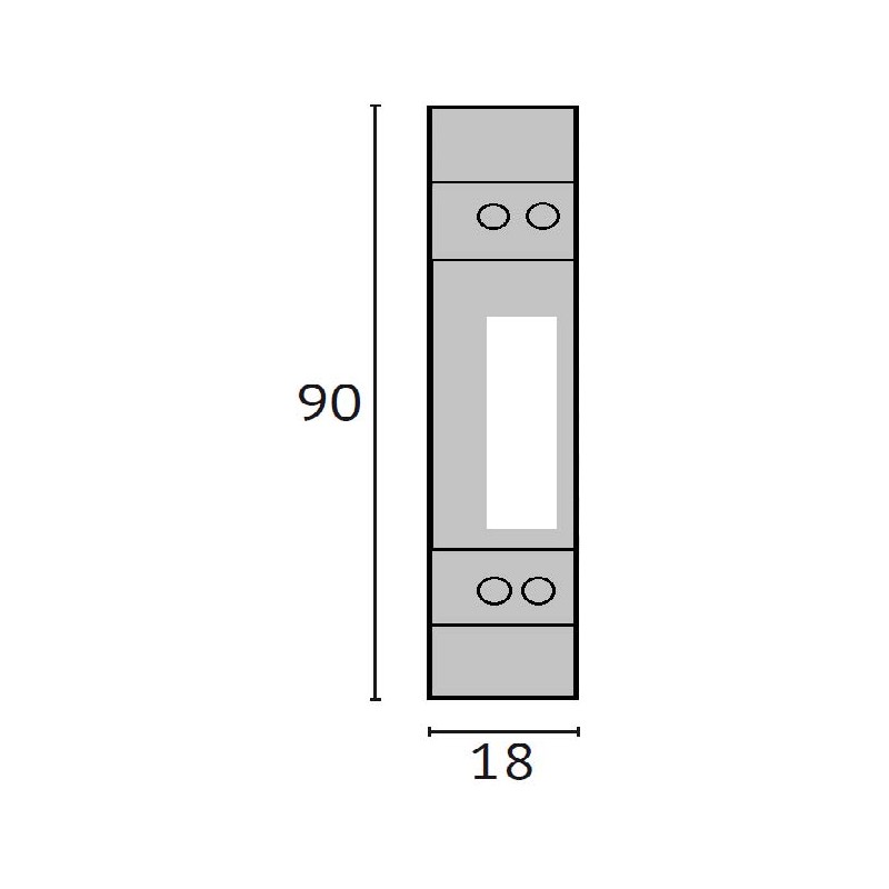 M-Bus Single-phase kWh meter - MID - EMU 40A With M-Bus and impuls outputEMU 1/40 SO