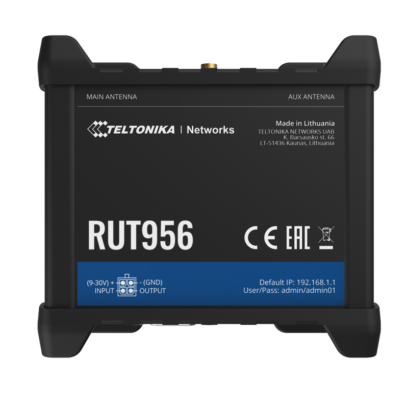 Teltonika RUT956 Industrial Cellular Router RUT956100000 (MEIG)