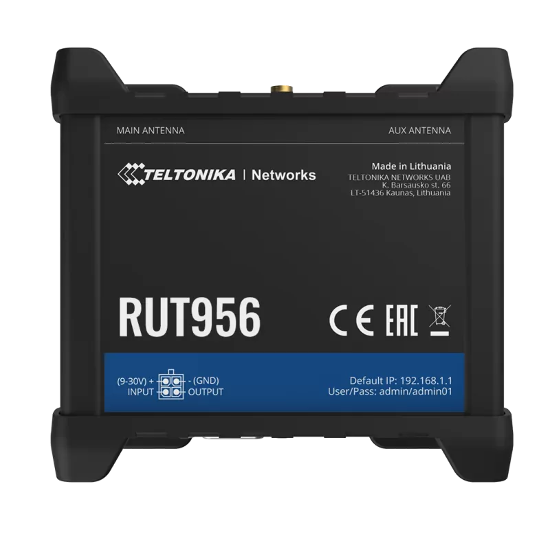 Teltonika RUT956 Industrial Cellular Router RUT956100000 (MEIG)
