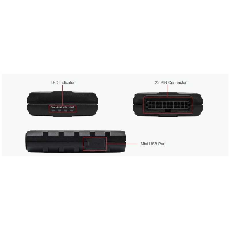GV355CEU LTE Vehicle Tracker with CanBus & Tachograph Support