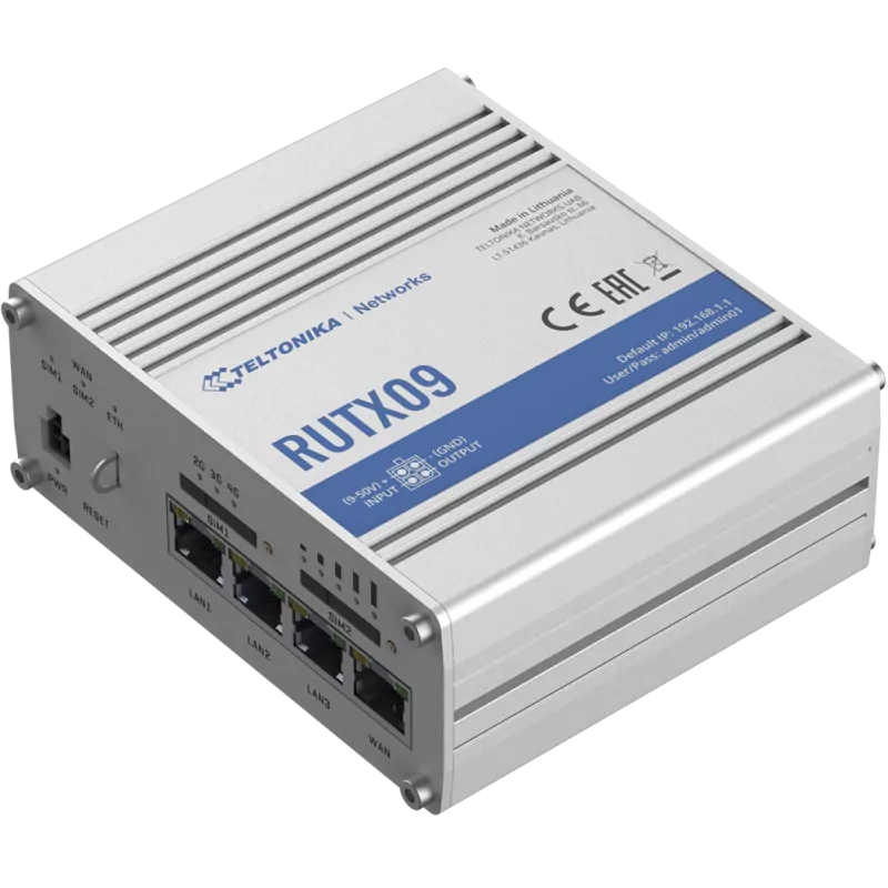 Teltonika RUTX09 Industrial Cellular Router